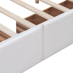 Platform Bed with Classic Headboard and 4 Drawers