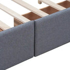 Platform Bed with Classic Headboard and 4 Drawers