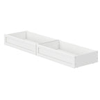 Twin-Full Mid-Century Modern Under Bed Storage Drawers