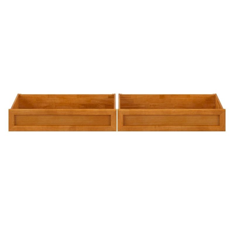 Twin-Full Mid-Century Modern Under Bed Storage Drawers