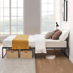 Bed Frame , No Box Spring Needed, with 14 inch Storage, Load Up to 800Lbs