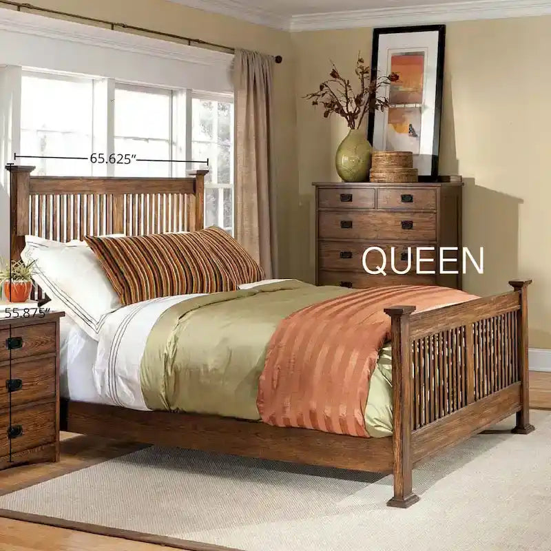 Oak Park Solid Wood Slat Headboard - (Headboard Only)