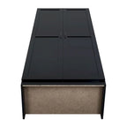 Manhattan Comfort Hopkins Modern 7 Shelf Freestanding Storage Closet Set of 2