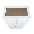 Manhattan Comfort Hopkins Modern 7 Shelf Freestanding Storage Closet Set of 2