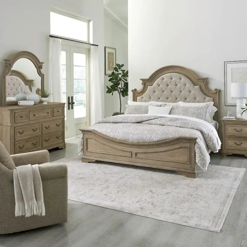 Magnolia Manor Queen Panel Bed