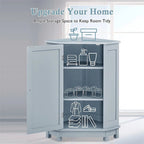 Bathroom Storage Cabinet with Adjustable Shelves,Free Standing Corner Cabinet with Single Door,Freestanding Floor Cabinet