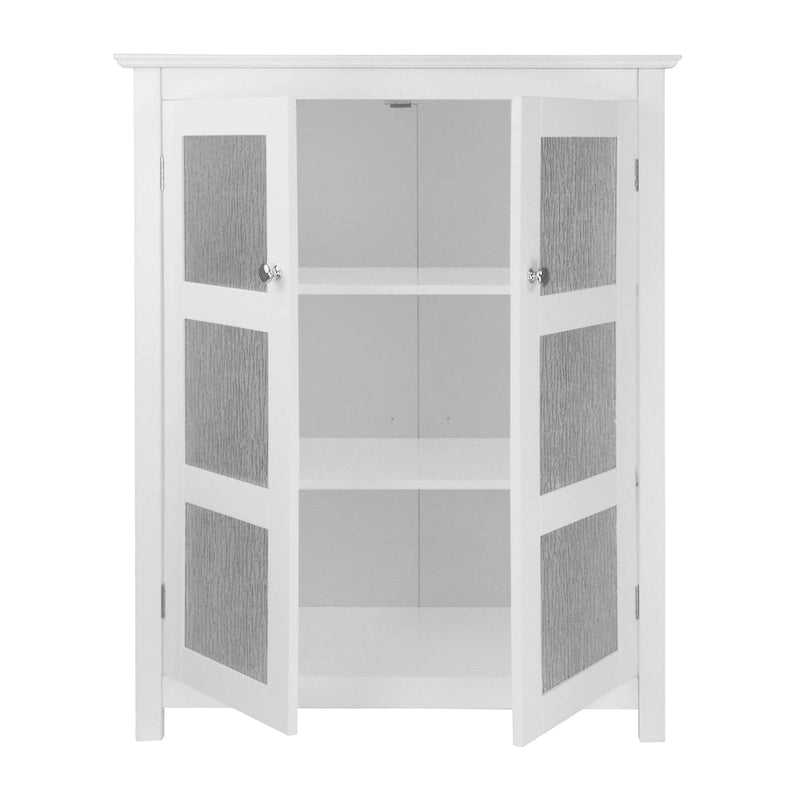 Teamson Home Conner Two-Door Floor Storage Accent Cabinet