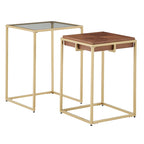 Cooke Square Table with Metal Base by iNSPIRE Q Modern