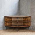 Declan Solid Acacia 43-inch Corner Media Stand