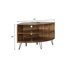 Declan Solid Acacia 43-inch Corner Media Stand