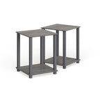Porch & Den Rutherford Simplistic Square End Tables (Set of 2)