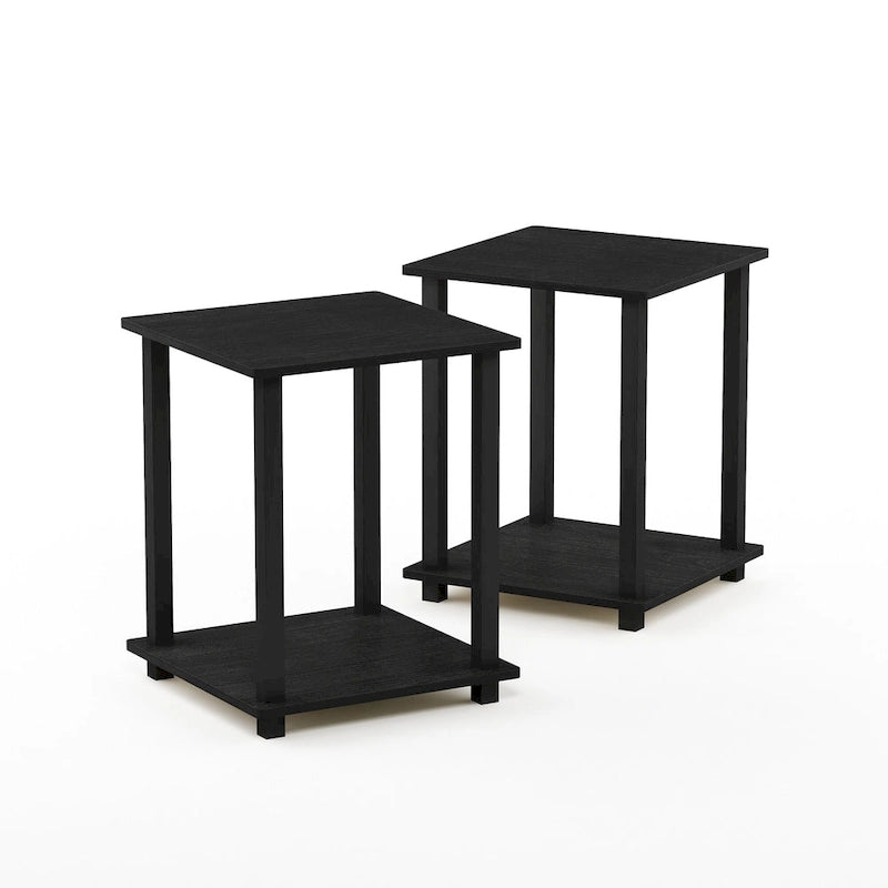 Porch & Den Rutherford Simplistic Square End Tables (Set of 2)