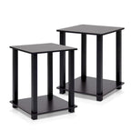 Porch & Den Rutherford Simplistic Square End Tables (Set of 2)