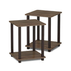 Porch & Den Rutherford Simplistic Square End Tables (Set of 2)