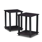 Porch & Den Rutherford Simplistic Square End Tables (Set of 2)