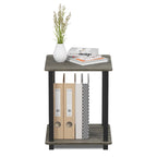 Porch & Den Rutherford Simplistic Square End Tables (Set of 2)