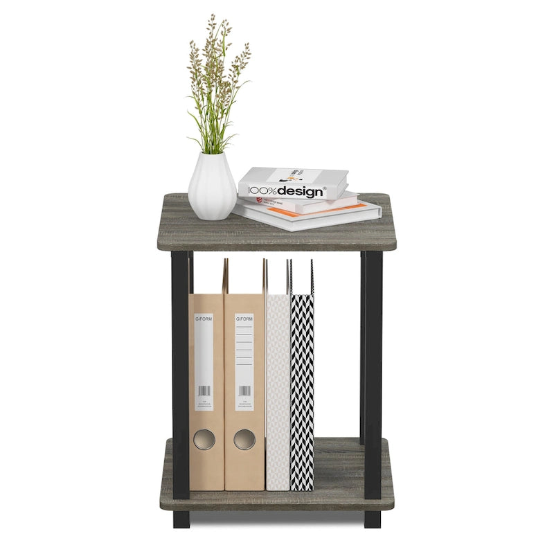 Porch & Den Rutherford Simplistic Square End Tables (Set of 2)