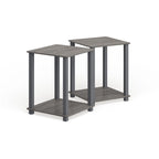 Porch & Den Rutherford Simplistic Square End Tables (Set of 2)