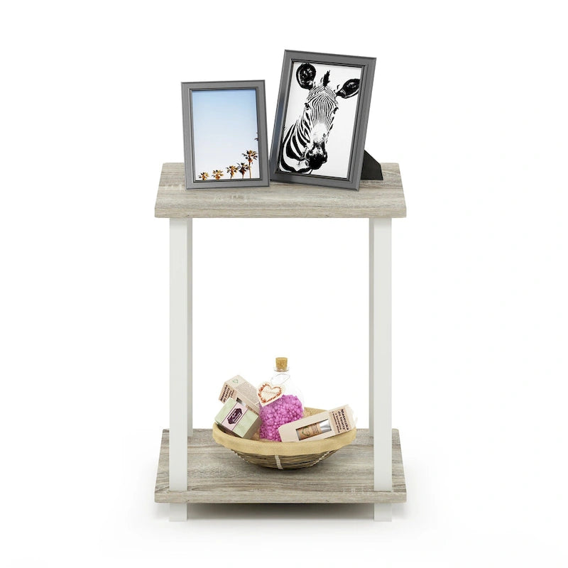 Porch & Den Rutherford Simplistic Square End Tables (Set of 2)