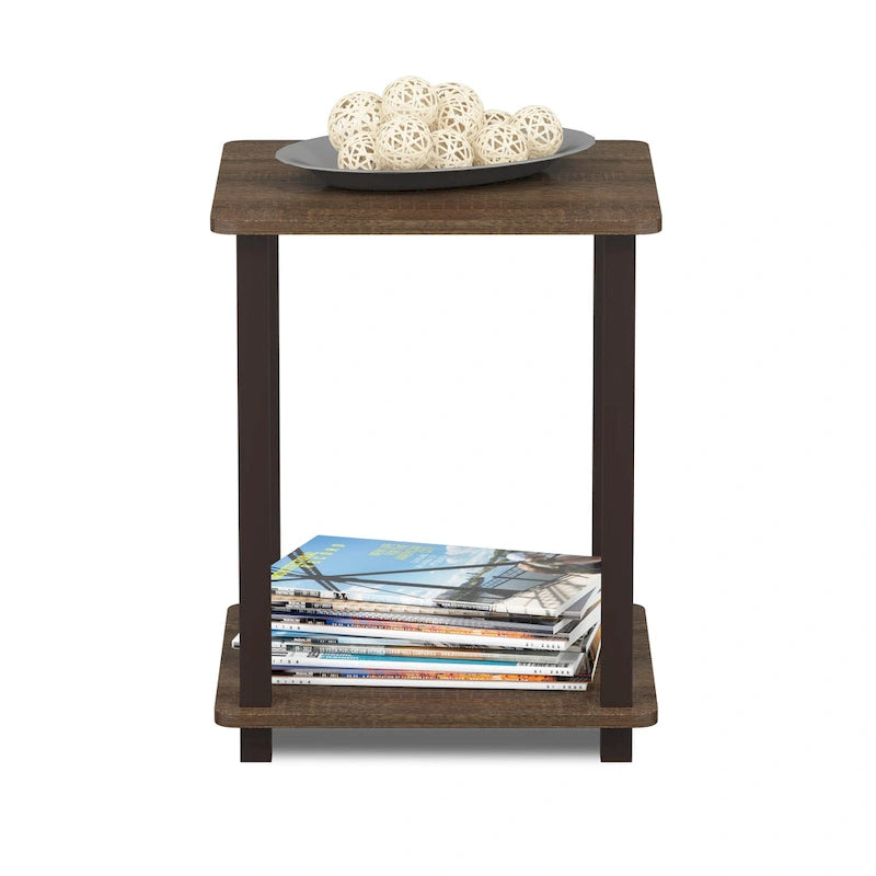Porch & Den Rutherford Simplistic Square End Tables (Set of 2)