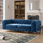 Corvus Aosta Tufted Velvet Chesterfield Sofa
