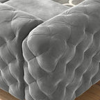 Corvus Aosta Tufted Velvet Chesterfield Sofa