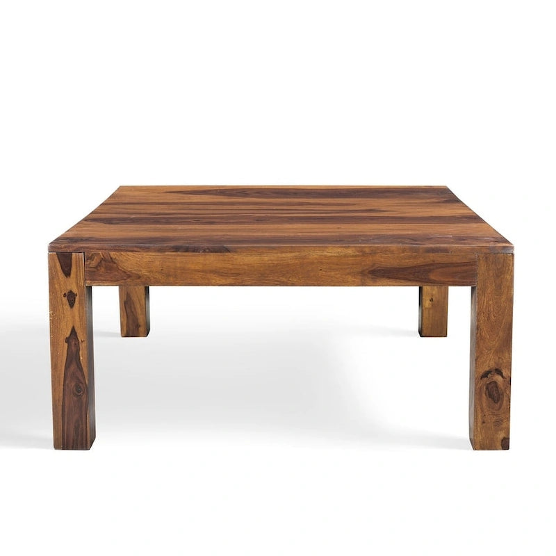 Handmade Cube Low Square Coffee Table (India) - 15.75 x 35.5 x 35.5