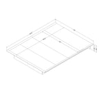 South Shore Step One Platform Bed
