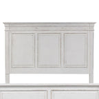 The Gray Barn Abbey Park Weathered Brown & Antique White King Panel Headboard
