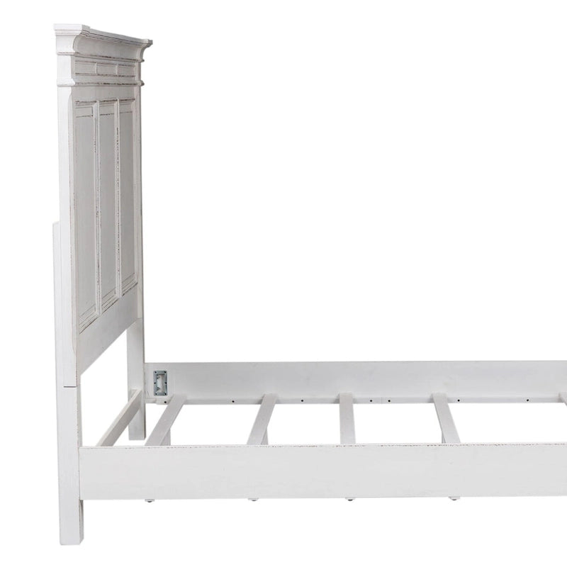 The Gray Barn Abbey Park Weathered Brown & Antique White King Panel Headboard