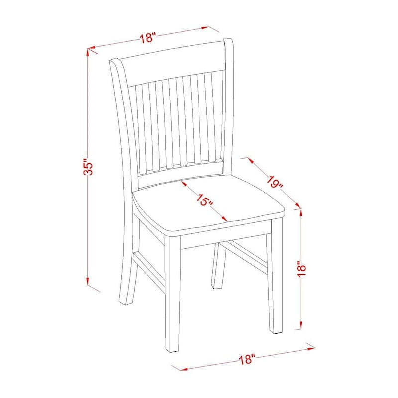 East West Furniture Kitchen Table Set Consist of a Rectangle Dining Table with Butterfly Leaf and Dining Chairs (Pieces Options)