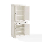 Crosley Seaside Distressed White Kitchen Pantry