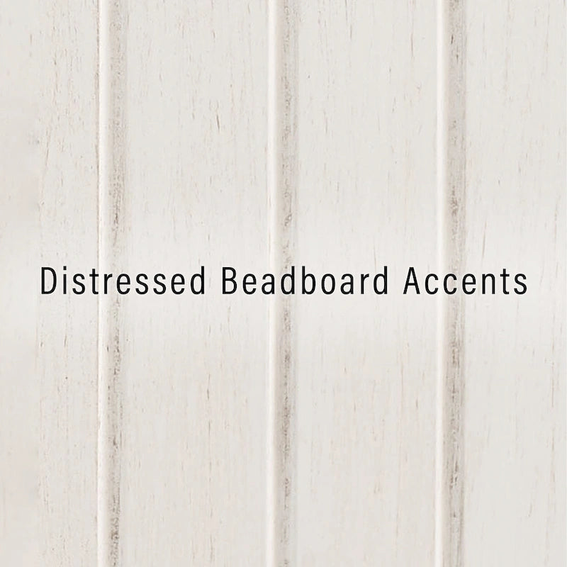 Crosley Seaside Distressed White Kitchen Pantry