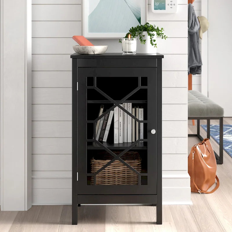 Ava Black Small Cabinet