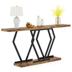 70.9 Inch Long Sofa Console Table for Entryway,Modern Hallway Accent Tables with Stylish Metal Legs