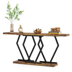 70.9 Inch Long Sofa Console Table for Entryway,Modern Hallway Accent Tables with Stylish Metal Legs