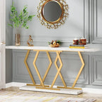 70.9 Inch Long Sofa Console Table for Entryway,Modern Hallway Accent Tables with Stylish Metal Legs