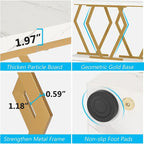 70.9 Inch Long Sofa Console Table for Entryway,Modern Hallway Accent Tables with Stylish Metal Legs