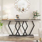 70.9 Inch Long Sofa Console Table for Entryway,Modern Hallway Accent Tables with Stylish Metal Legs