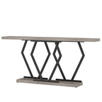 70.9 Inch Long Sofa Console Table for Entryway,Modern Hallway Accent Tables with Stylish Metal Legs