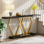 70.9 Inch Long Sofa Console Table for Entryway,Modern Hallway Accent Tables with Stylish Metal Legs