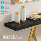 70.9 Inch Long Sofa Console Table for Entryway,Modern Hallway Accent Tables with Stylish Metal Legs
