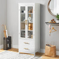 White MDF Bathroom Cabinet