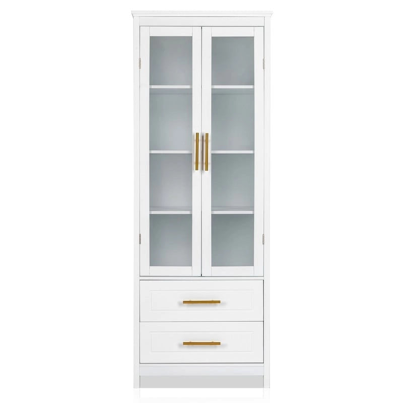 White MDF Bathroom Cabinet