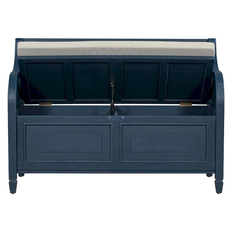 Merax 42 Rustic Style Solid wood Entryway Multifunctional Storage Bench