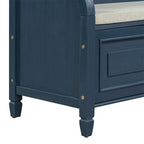 Merax 42 Rustic Style Solid wood Entryway Multifunctional Storage Bench