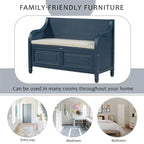 Merax 42 Rustic Style Solid wood Entryway Multifunctional Storage Bench