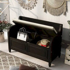 Merax 42 Rustic Style Solid wood Entryway Multifunctional Storage Bench