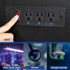 Moasis 40-50 Gallon Aquarium Stand Cabinet Fish Tank Stand with Power Outlets