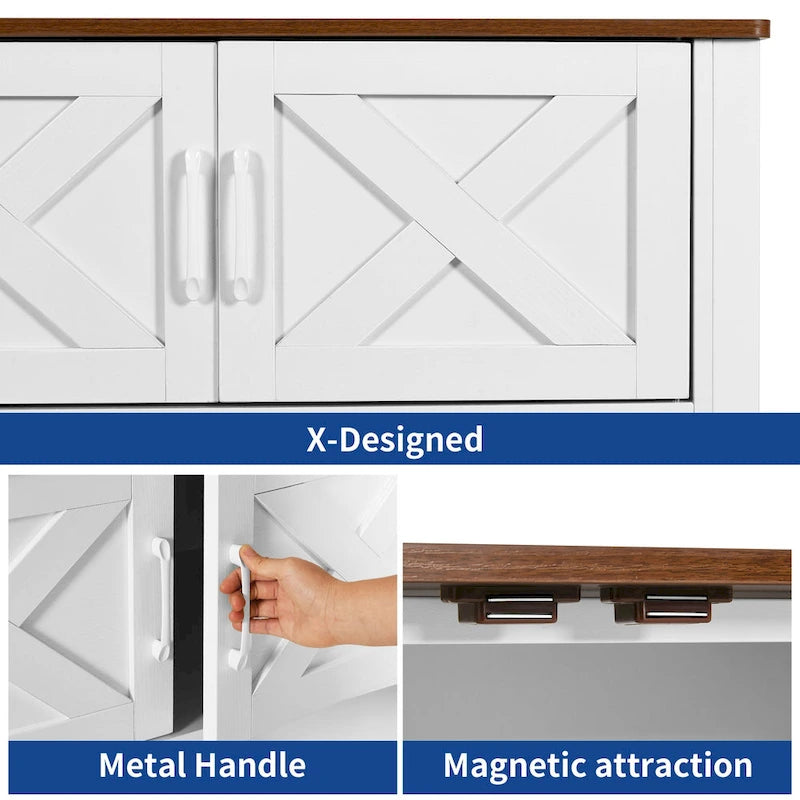 Moasis 40-50 Gallon Aquarium Stand Cabinet Fish Tank Stand with Power Outlets